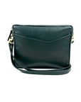 Rome Crossbody - Analine, Dark Forest Green