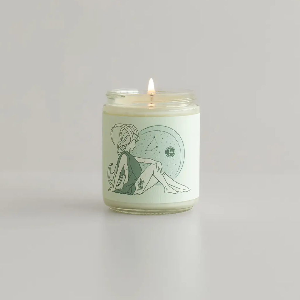 Capricorn Astrology Candle