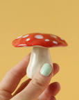 Mini Ceramic Mushroom Sculpture