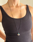 Black and Gold 3-way Chain - 18k Gold + Sterling Silver - KMJ Hilary Finck Jewelry - Necklace