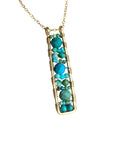Turquoise Rectangular Necklace