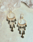Pyrite Fringe Earrings