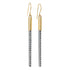 Long Light Saber Earrings - 18ky, Oxidized Silver + VS Diamonds - KMJ Kate Maller Jewelry Jewelry - Earrings