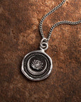 Lotus Flower Talisman - Sterling Silver