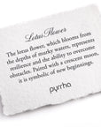 Lotus Flower Talisman - Sterling Silver