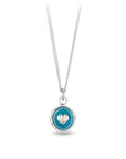 Loving Appreciation Talisman - Capri Blue + Bright Sterling Silver