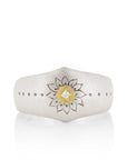 Soleil Ring - Sterling Silver + Diamond