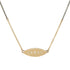 Peas in a Pod Horizontal Necklace - 14k Gold, Oxidized Silver + VS White Diamonds - KMJ Kate Maller Jewelry Jewelry - Necklaces