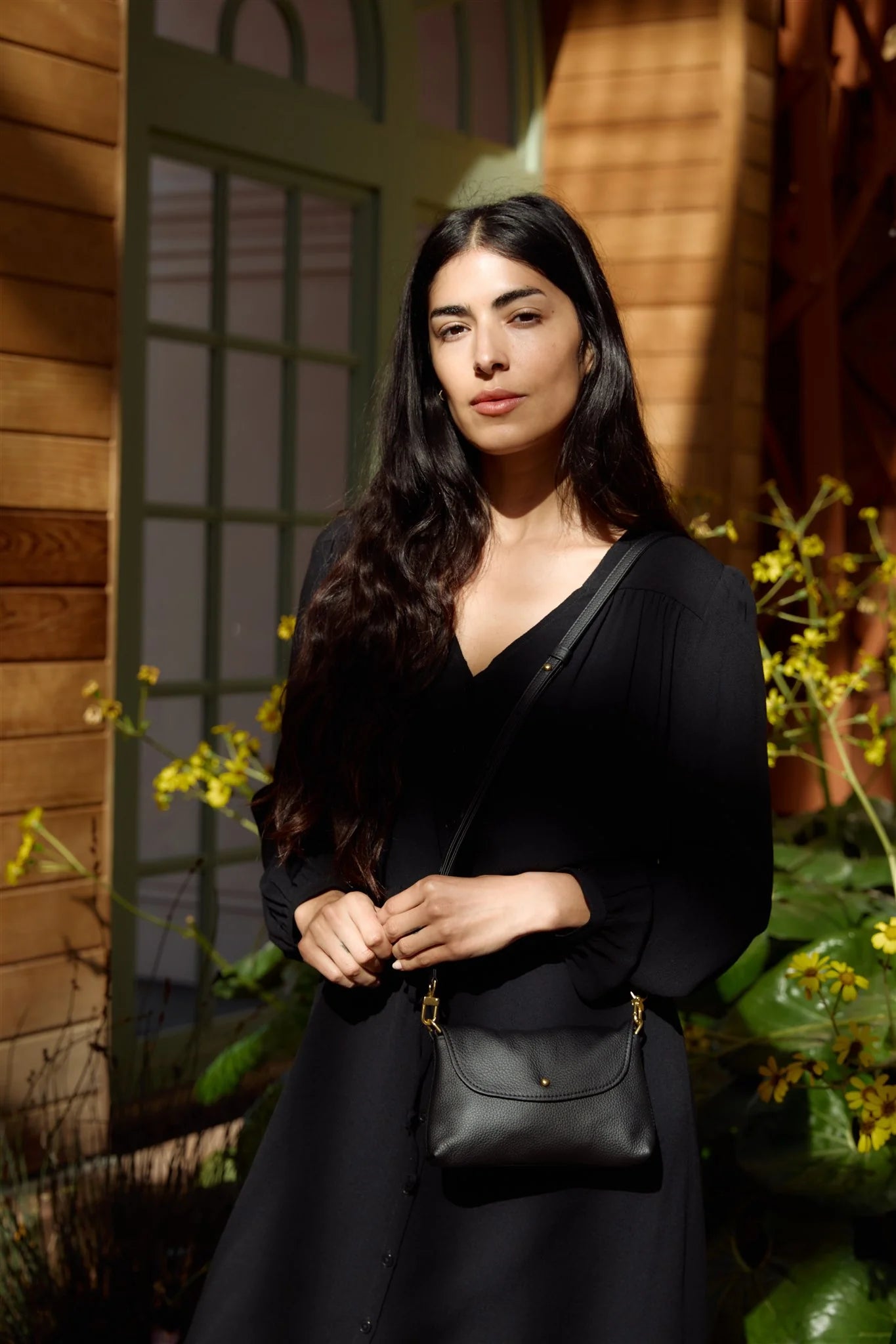 Kaanapali Crossbody - Pebble Grain, Black