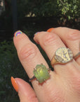 Peridot Ring - 18ky Gold, 14k Yellow, Rose + White Gold