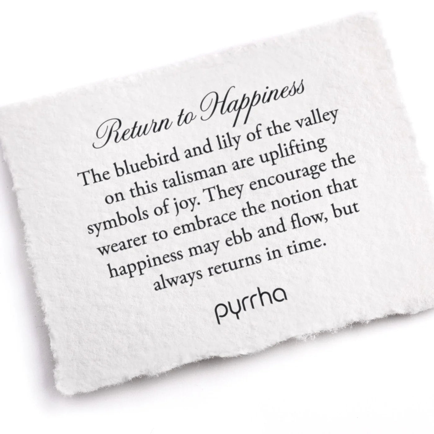 Return to Happiness Talisman - Capri Blue + Bright Sterling Silver