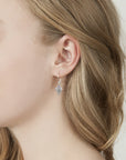 Secret Garden Multi-Sapphire Earrings - Sterling Silver