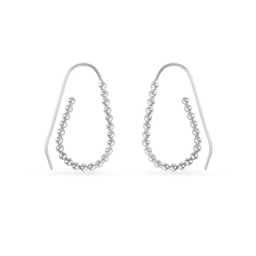 Petite Methra Hoops - Sterling Silver