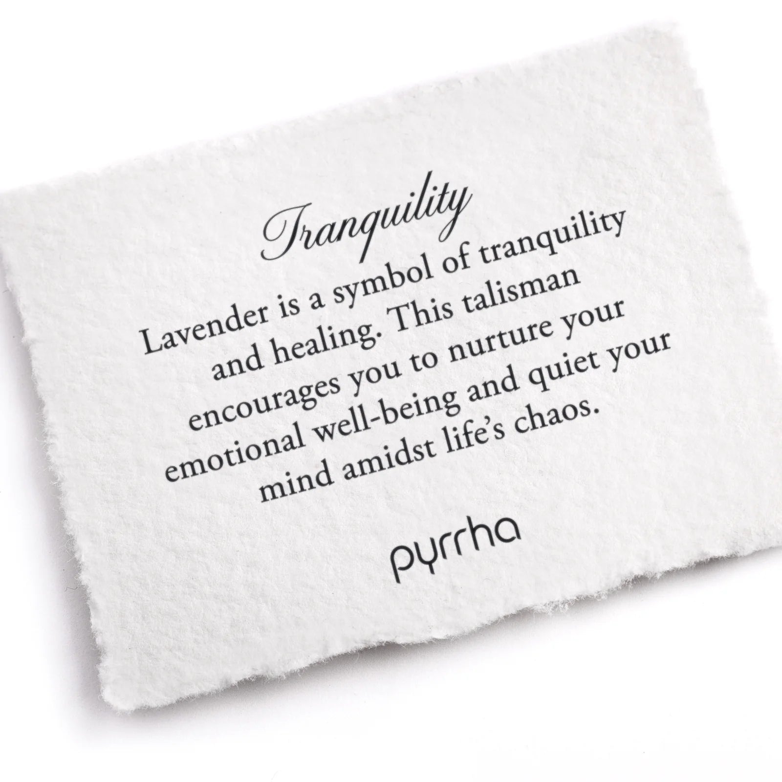 Tranquility Talisman - Mystic Violet + Bright Sterling Silver