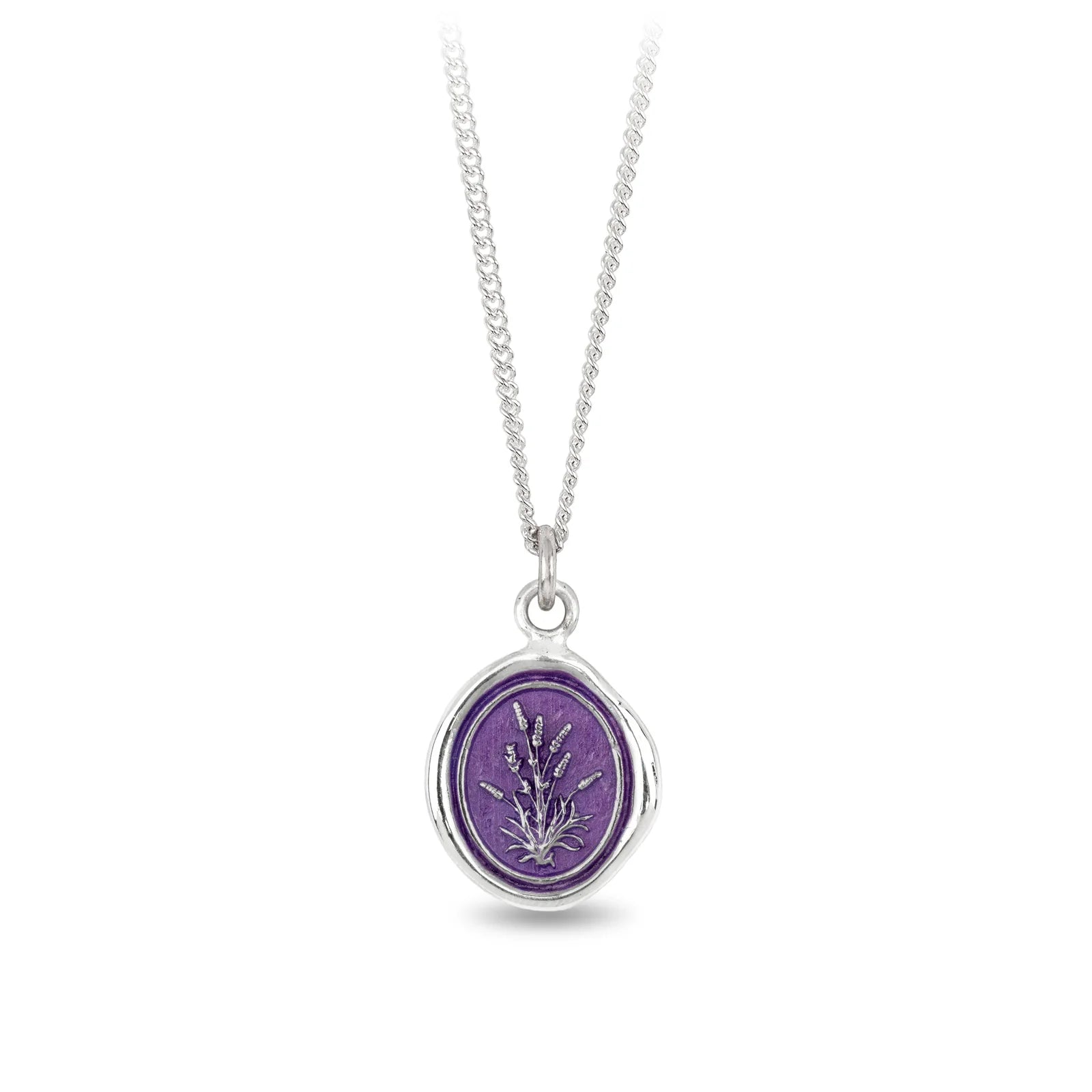 Tranquility Talisman - Mystic Violet + Bright Sterling Silver