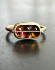 Tourmaline Trio Ring - 14k Gold + Tourmaline