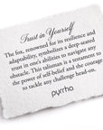 Trust In Yourself Talisman - Sterling Silver