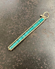 Persian Turquoise Beaded Stick Pendant - KMJ Hilary Finck Jewelry - Necklaces