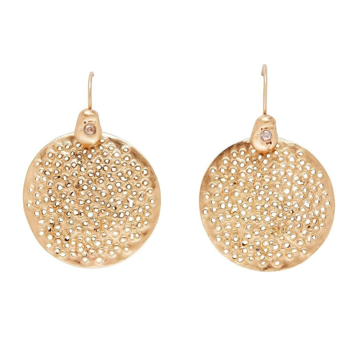 Pollen Bronze Earrings - KMJ Julie Cohn Design Jewelry - Earrings