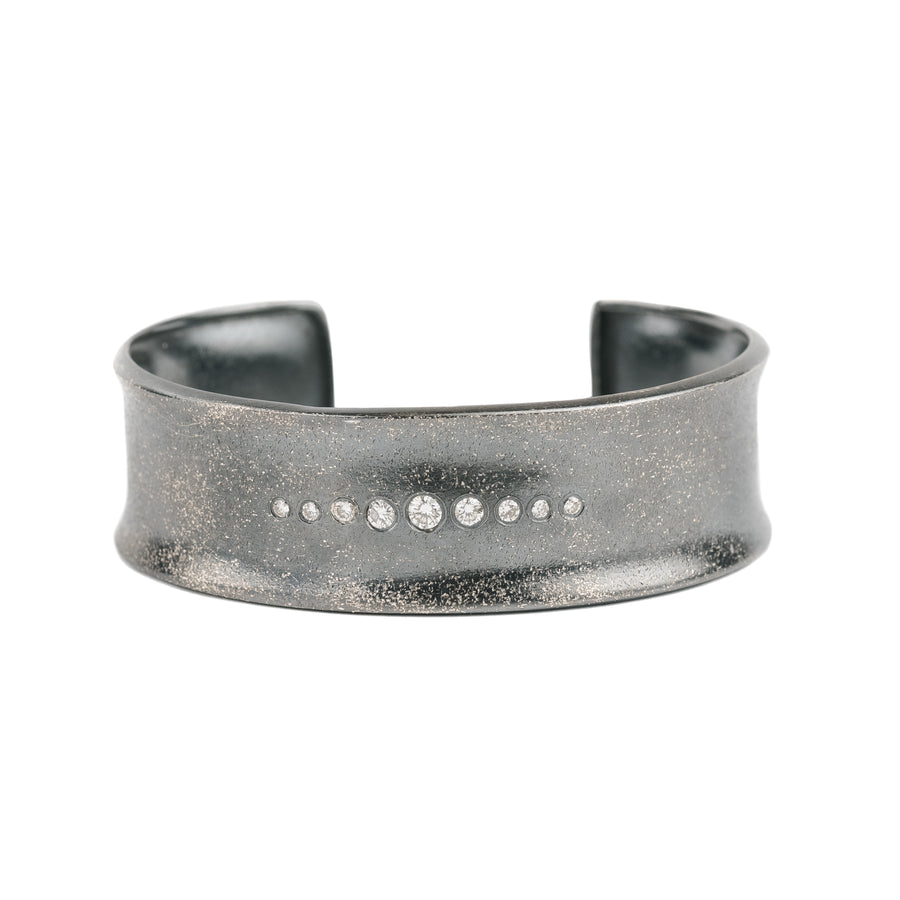Oxidized Silver Horizon Cuff