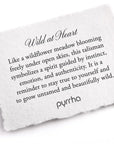Wild at Heart Talisman - Mystic Violet + Bright Sterling Silver