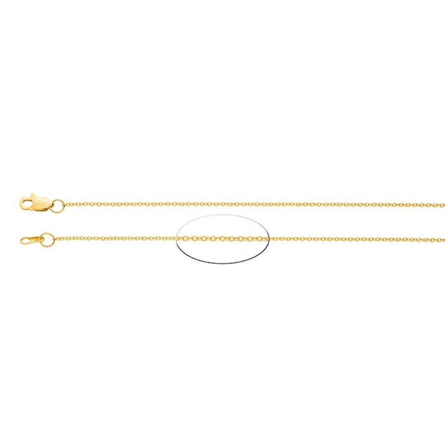 14ky Gold 1.1mm  Chain -  20