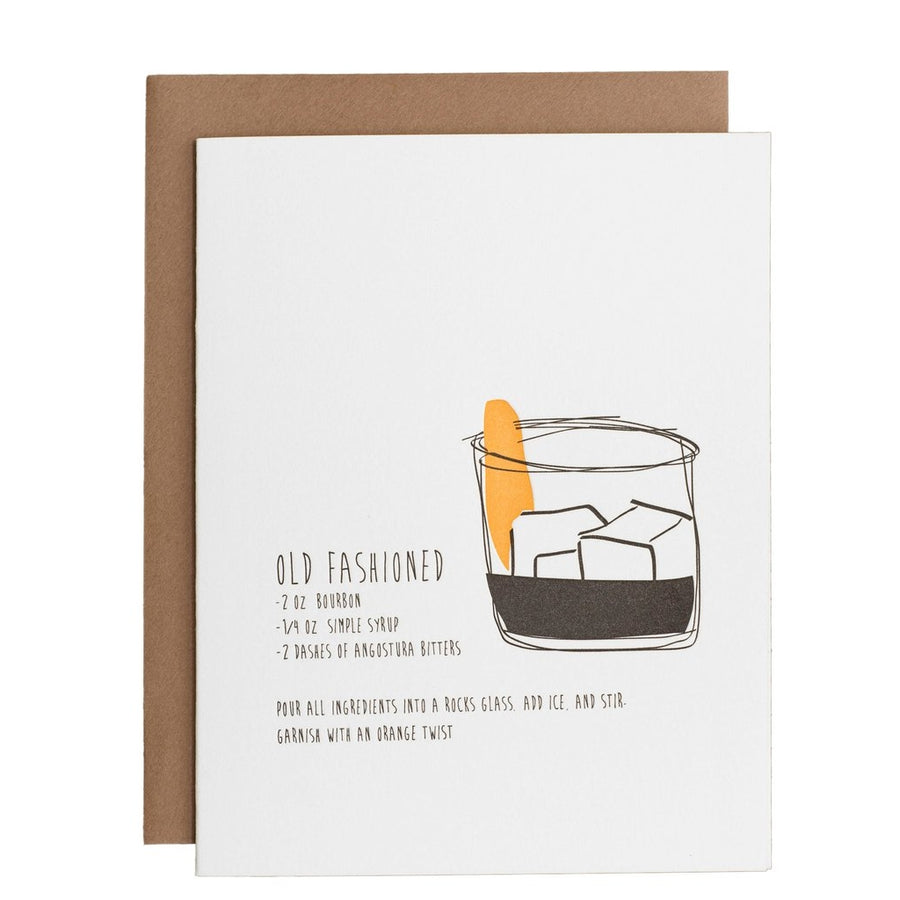 Old Fashioned Card