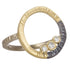 Turning Aspen Ring- 18ky Gold, 14kpw Gold, Oxidized Silver + Reclaimed Diamonds - KMJ Kate Maller Jewelry Jewelry - Rings