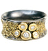 Aspen Bauble Ring - 22k/18k gold, Oxidized Silver + Reclaimed Diamonds - KMJ Kate Maller Jewelry Jewelry - Rings