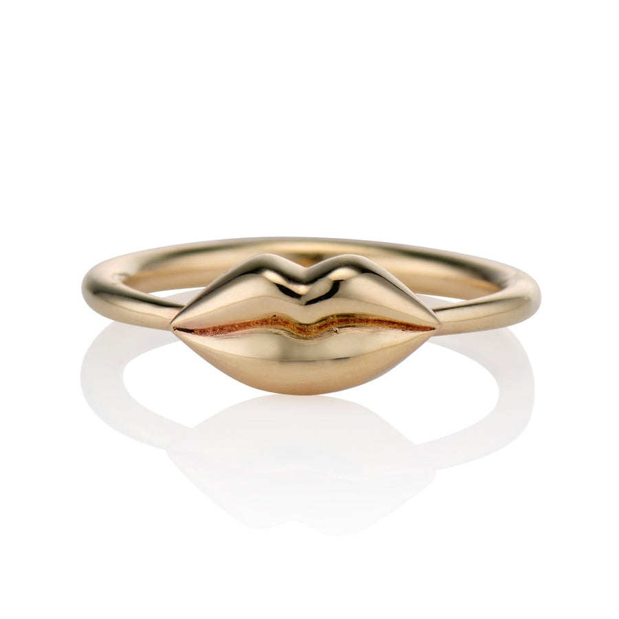 Baby Sweet Lips Ring - 14ky Gold