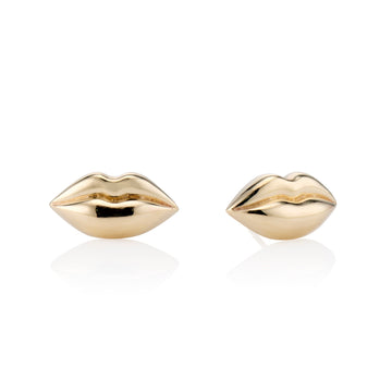 Baby Sweet Lips Studs - 14k Gold