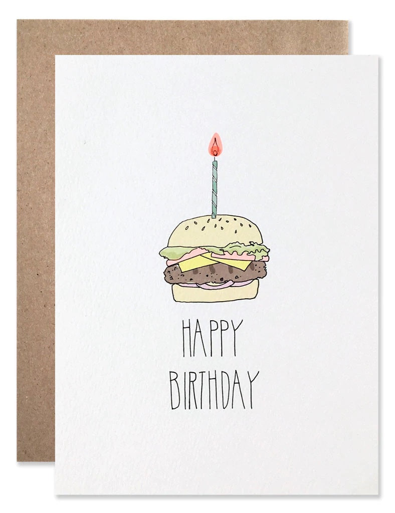 Birthday Burger Card