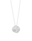 Seed Necklace in Silver + Diamond