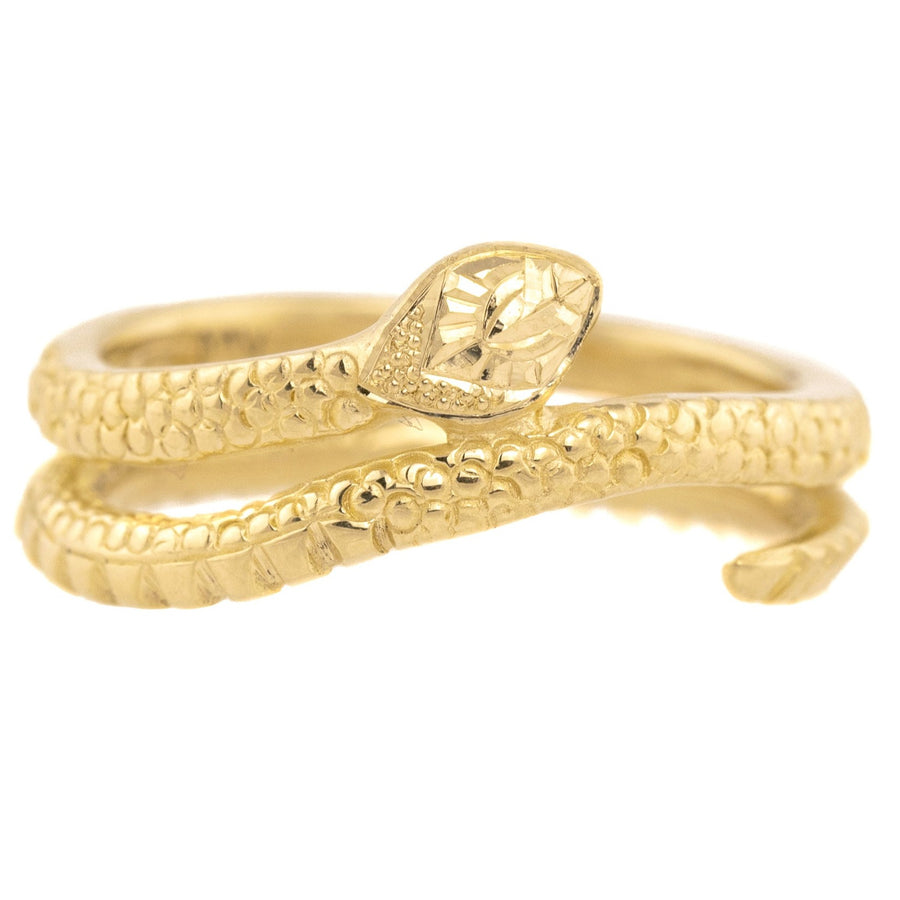 Ophidian Ring - 14k Gold