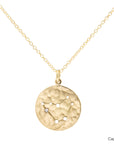 Celestial Sign Necklaces - 18k Gold + Diamond