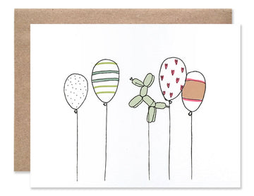 Celebratory Balloons Card