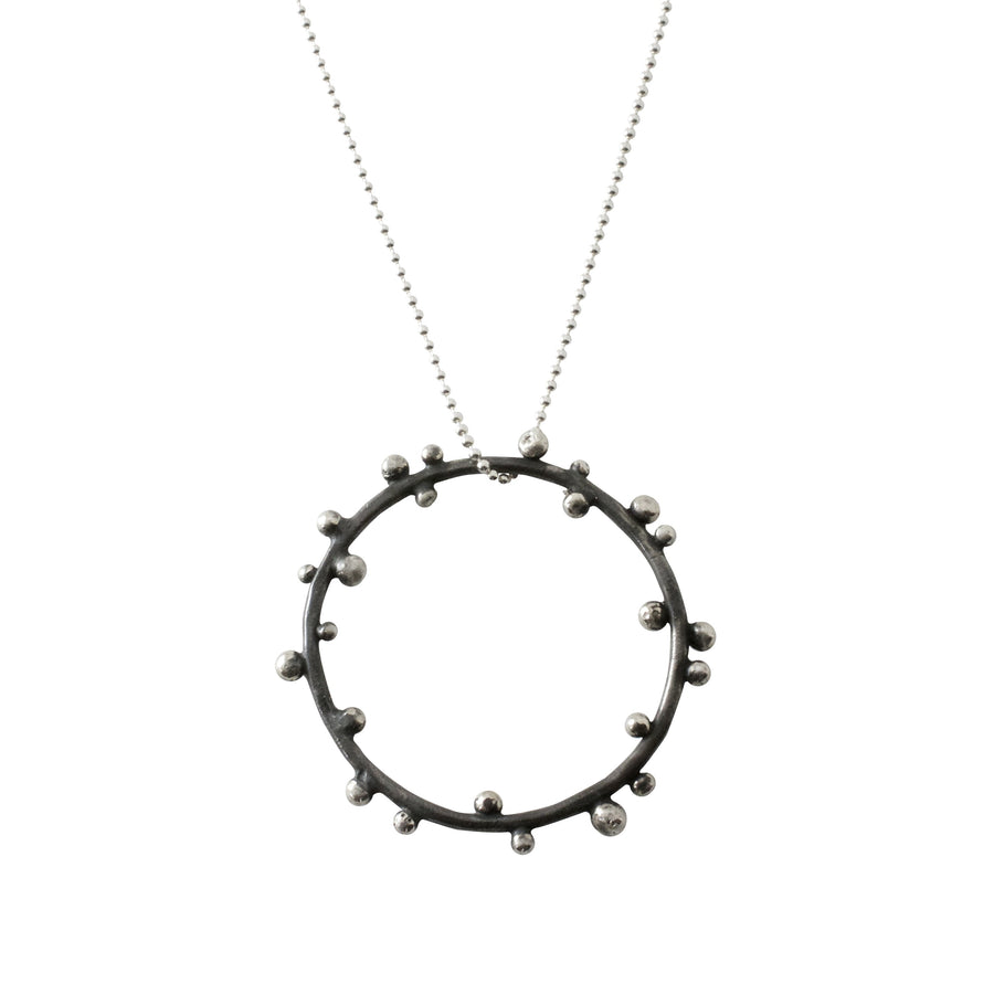 Flotsam + Jetsam Circle Necklace - Sterling Silver