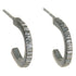 Miniest Hoop Earrings, Aspen Texture - 18k Gold, Oxidized Silver - KMJ Kate Maller Jewelry Jewelry - Earrings