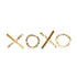 X-O Studs - 22k/18k Gold + Oxidized Silver - KMJ Kate Maller Jewelry Jewelry - Earrings