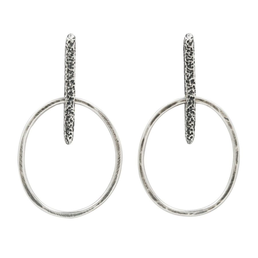Little Link Hoops - Sterling Silver