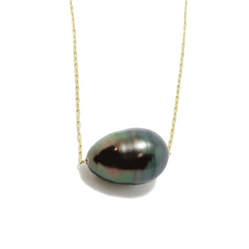 Single Baroque Tahitian Pearl on 14k Necklace