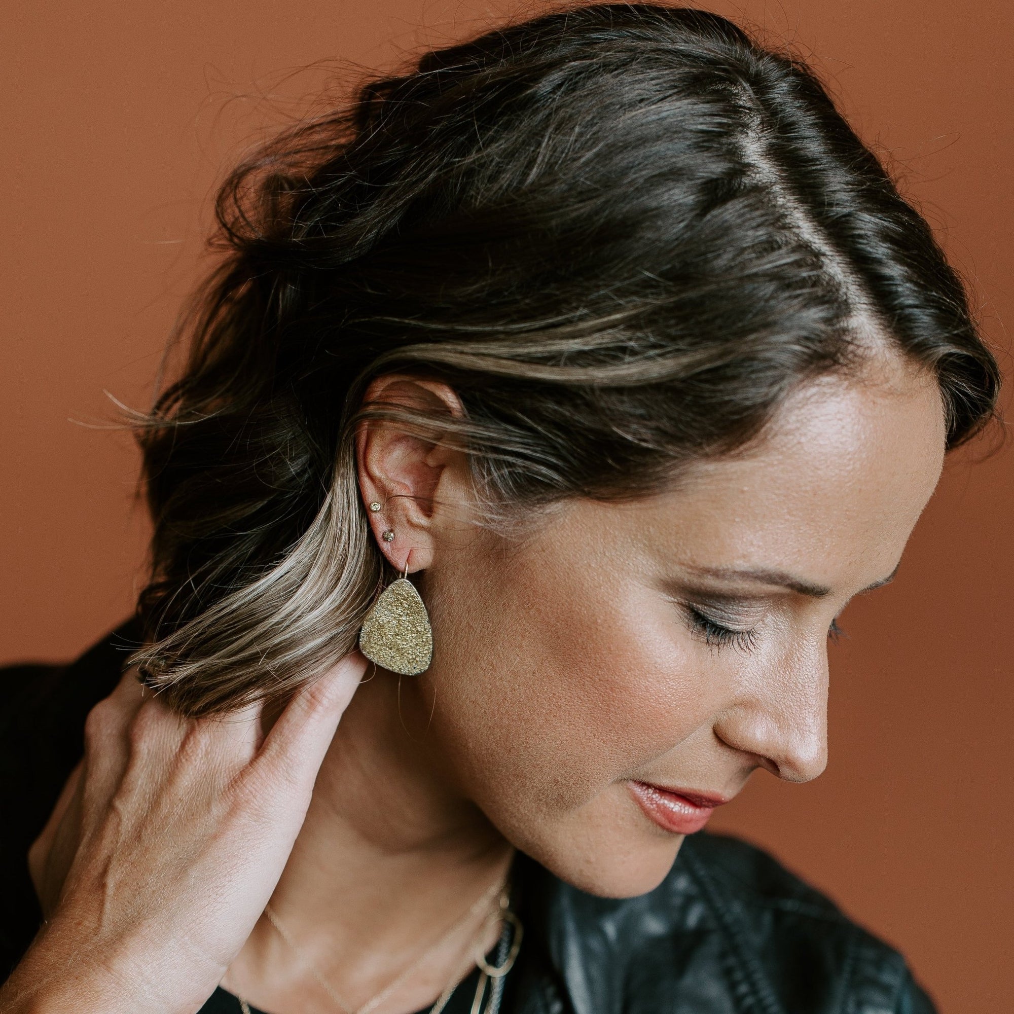 The Rock ‘N’ Roll Earrings - 22ky, 14ky + Oxidized Silver - KMJ Kate Maller Jewelry Jewelry - Earrings