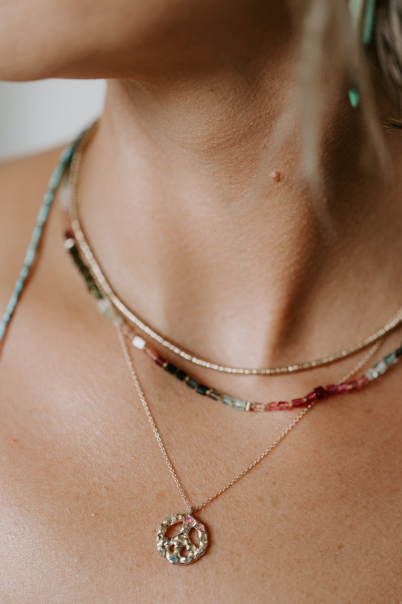 Imagine Peace Pendant - KMJ Emilie Shapiro Fine Jewelry - Necklaces