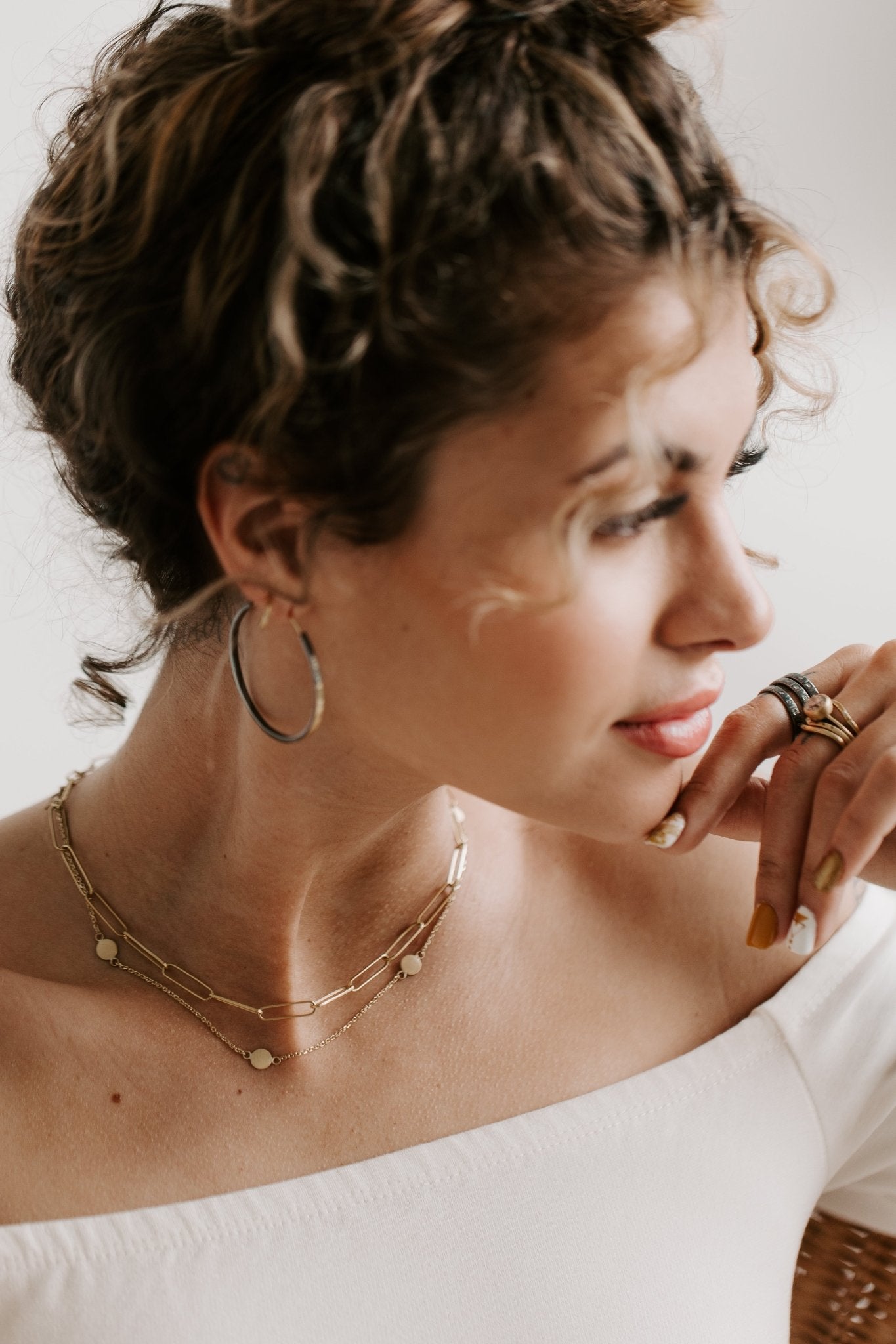 Sunshine Station Necklace - 18k/14k Gold - KMJ Kate Maller Jewelry Jewelry - Necklaces