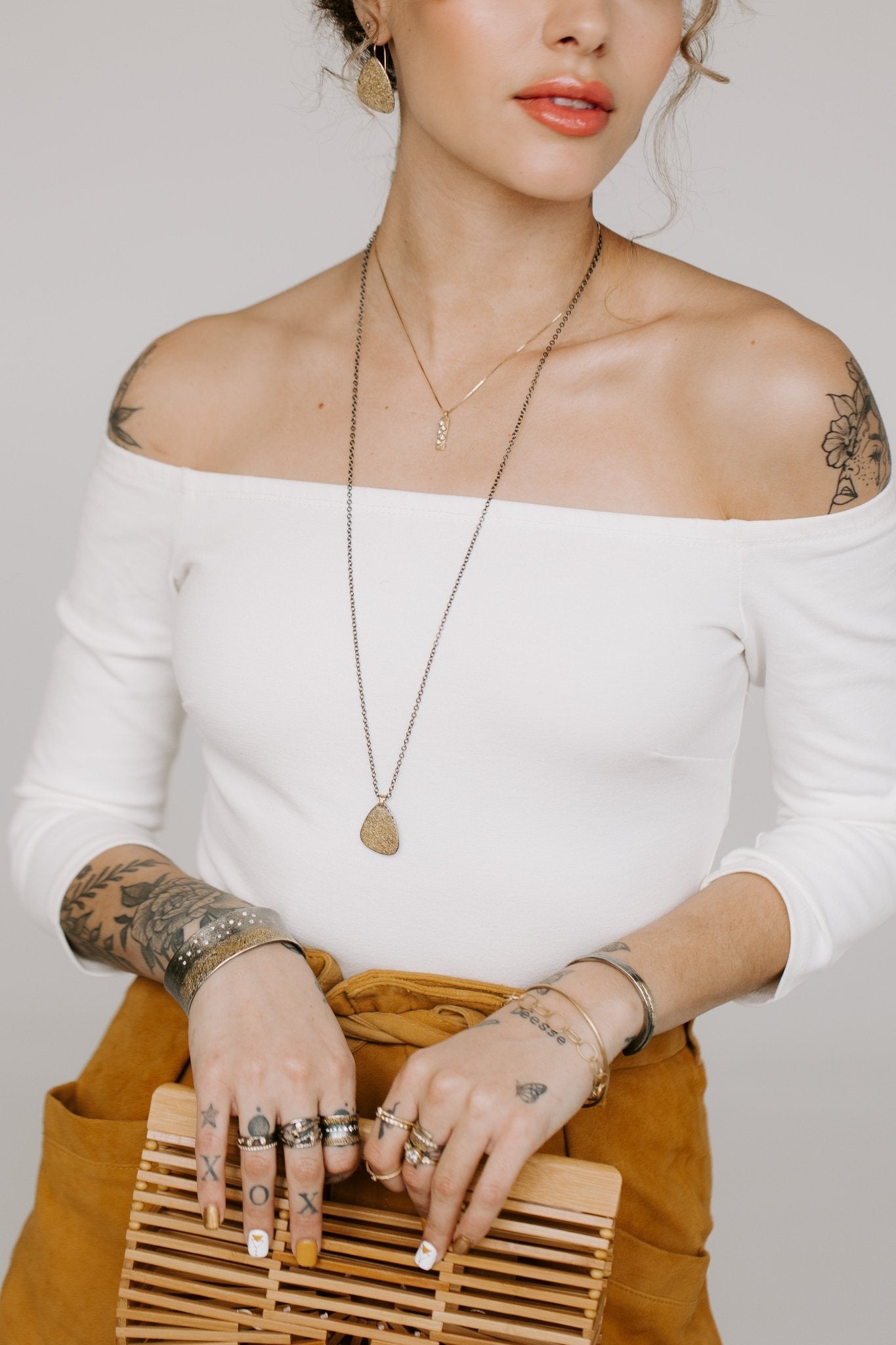 Golden Aspen Bauble Necklace - 18ky + VS Diamonds - KMJ Kate Maller Jewelry Jewelry - Necklaces