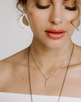 Golden Aspen Bauble Necklace - 18ky + VS Diamonds