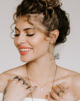 The Rock ‘N’ Roll Earrings - 22ky, 14ky + Oxidized Silver - KMJ Kate Maller Jewelry Jewelry - Earrings