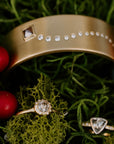 Flying High Cuff - 18ky Gold + Diamonds