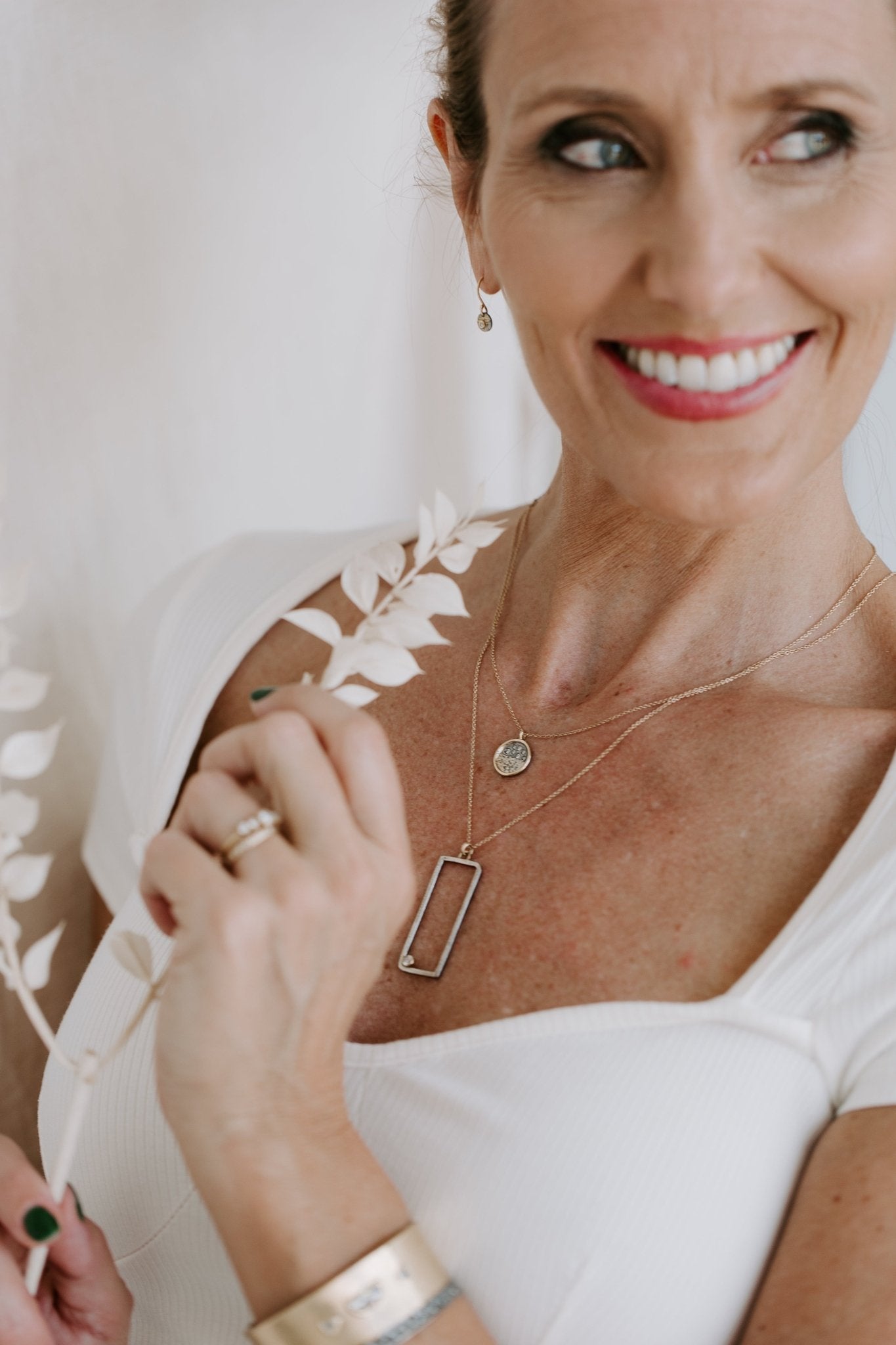 Traveler’s Coin Necklace - 22k/18k Gold, Oxidized Silver + Reclaimed Diamonds - KMJ Kate Maller Jewelry Jewelry - Necklaces