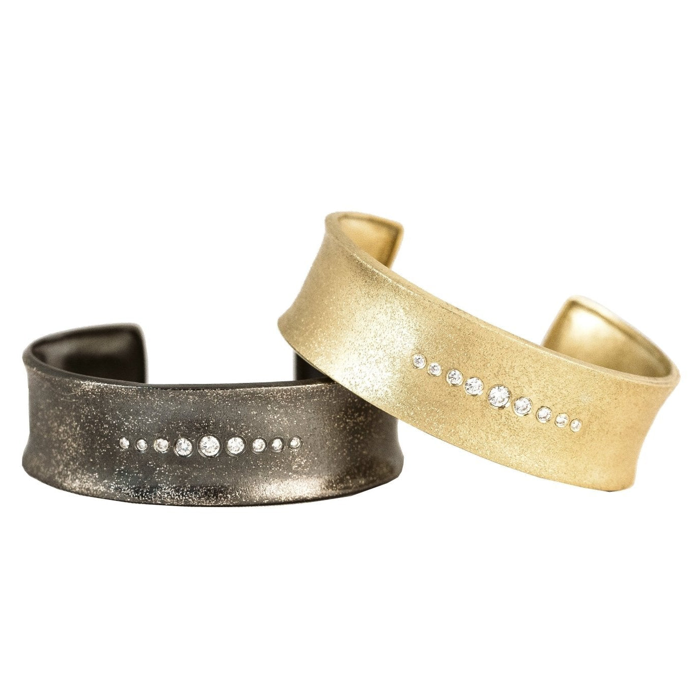 Oxidized Silver Horizon Cuff - KMJ Kate Maller Jewelry Jewelry - Bracelets
